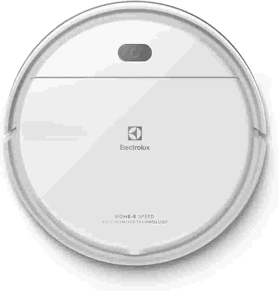 Aspirador de po robo Electrolux 2h20min bateria longa duração automatico varre aspira passa pano ERB11 bivolt branco sensor antiqueda