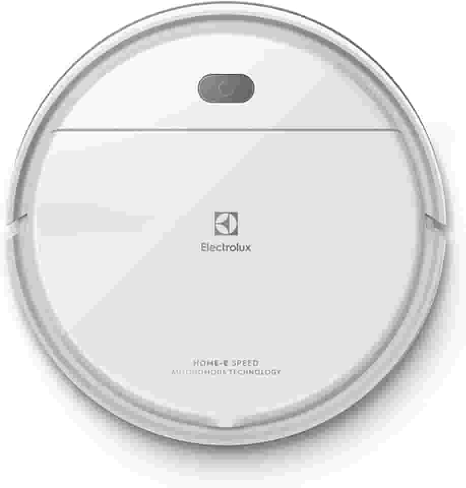 Aspirador de po robo Electrolux 2h20min bateria longa duração automatico varre aspira passa pano ERB11 bivolt branco sensor antiqueda