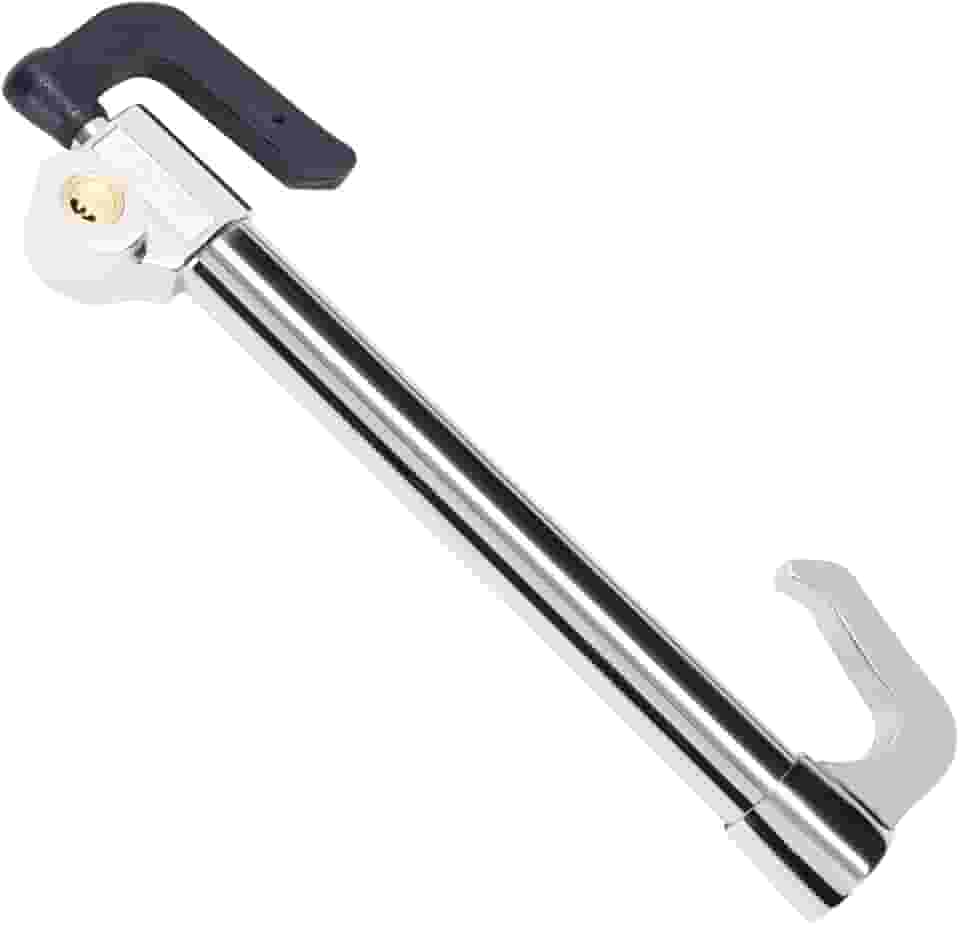 Trava Antifurto Carro, Trava Antifurto de Aço Volante, Carros, para Aplicável a Caminhões, SUVs e Caminhões de Carg para Freio de Mão Câmbio e Volante Pedal Automóvel Carro Veículo Tranca