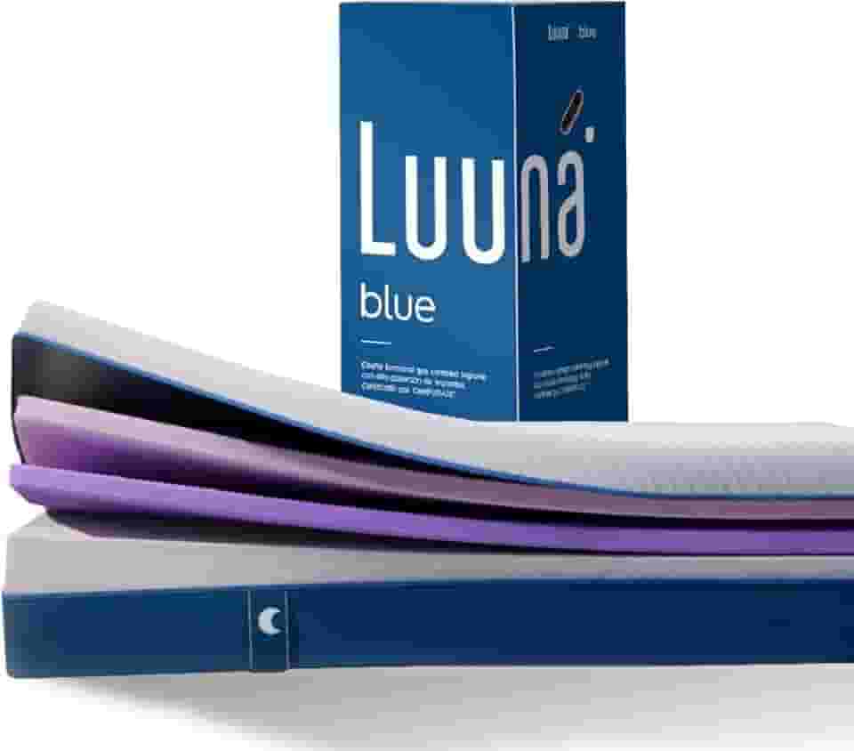 Colchão Queen Luuna Blue, Garantia 10 Anos, Firme Confortável, Bloqueio de Movimentos - 158x198cm