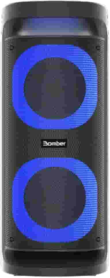 Bomber, Caixa de Som Portátil Amplificada Bomber Party 1360 1500W 4 Alto Falantes Tws Blueetoth Bateria 110V/220V