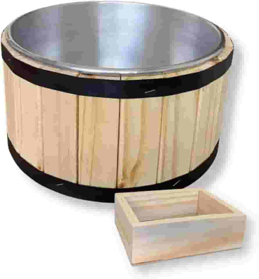 Tina Escalda Spa de Pés Bacia de Pedicure Unhas Balde Pinus Ofurô Relaxamento de Pé