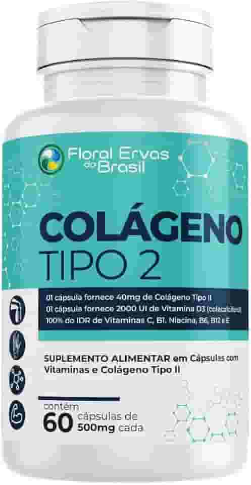 Colágeno Tipo 2 I I 60 Cápsulas + Vitaminas Máximo 1 Ao Dia