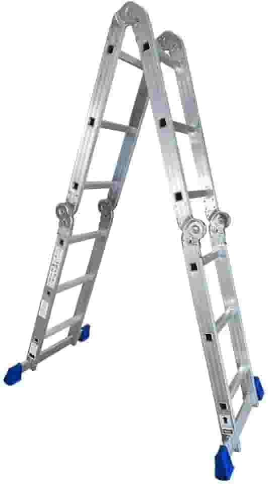 Escada de Alumínio Articulada 4x3 com 12 Degraus - Alumasa