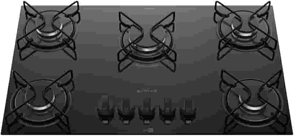 Atlas - Cooktop Atlas 5 Bocas Ágile Up Mesa de Vidro