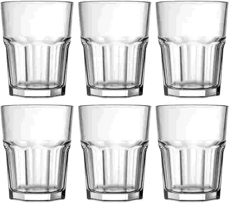 Jogo 6 Copos Para Dose/Shot Tequila Whisky Cachaça 45ml (Transparente)
