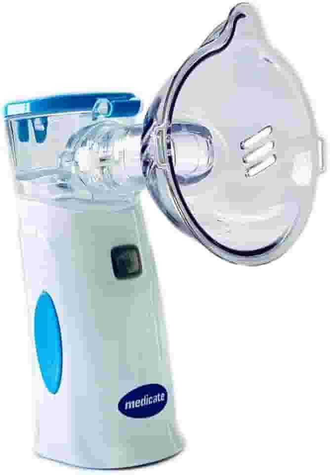 Medicate Inalador Portátil Mesh Colors Com Bateria Recarregável Azul Escuro