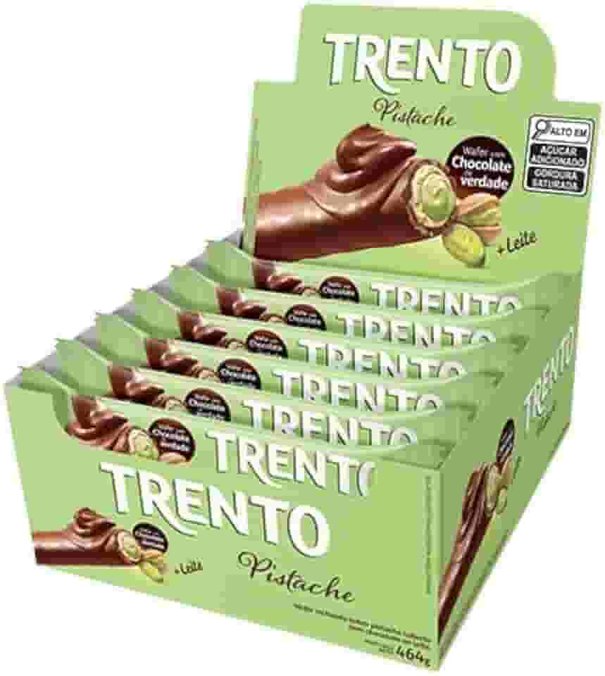 Chocolate Trento Peccin 16un Sabor: Pistache