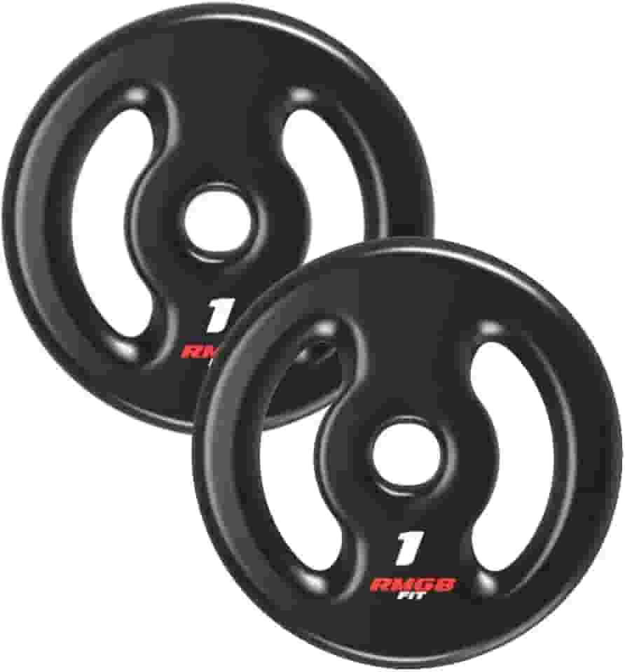 Rmg8 Fit - PAR ANILHA 1KG EMBORRACHADA PRETO