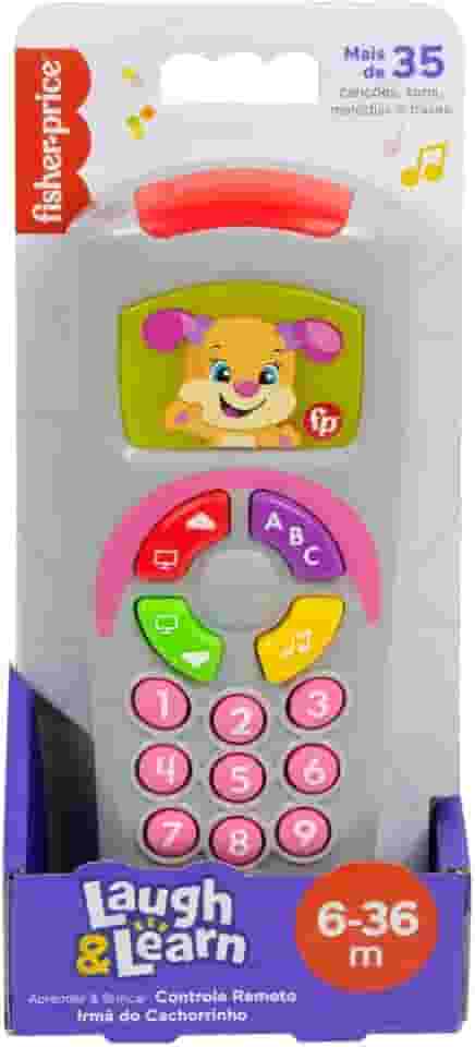 Fisher-Price Aprender e Brincar Brinquedo para Bebês Controle Remoto Irmã do Cachorrinho para crianças a partir de 6 meses