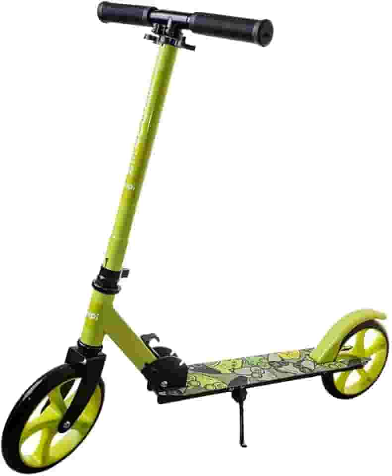 Patinete Juvenil Dobrável Com Descanso Verde Yuupi