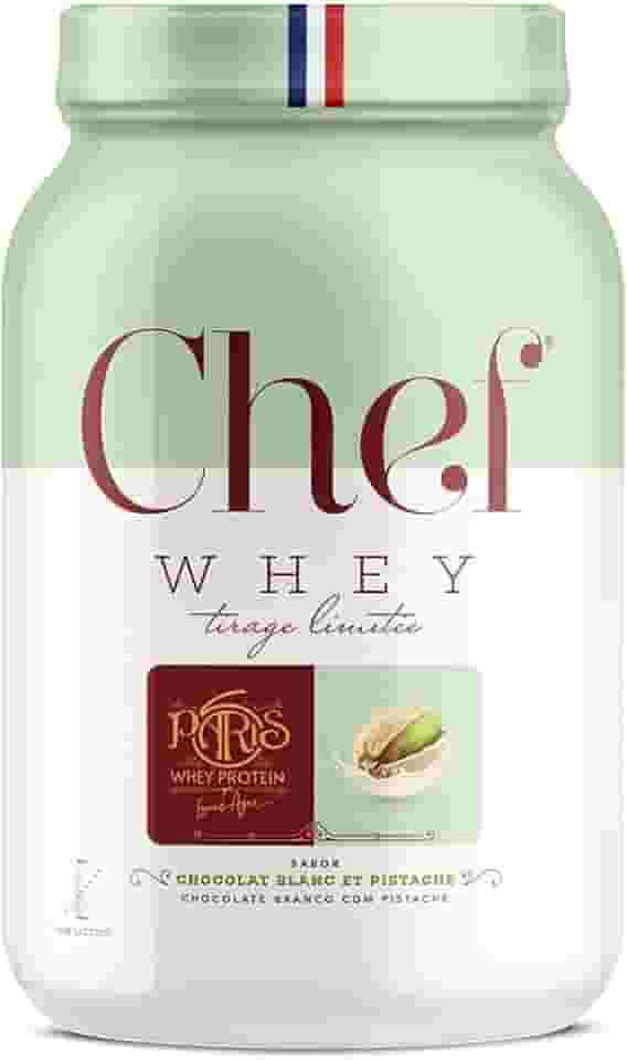 Whey Protein Zero Lactose Paris 6 800g - Chef Whey (800g, Chocolate Branco com Pistache)