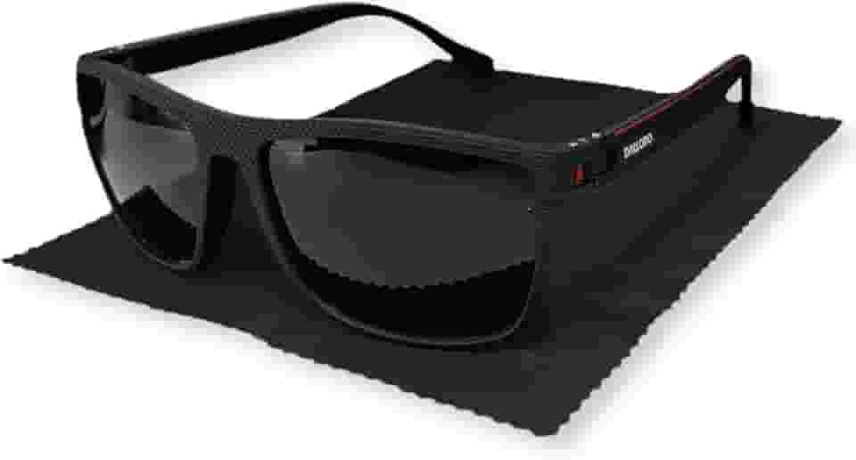 Óculos de Sol Quadrado Masculino Feminino Estilo Clássico Polarizados Proteção UV400 Premium