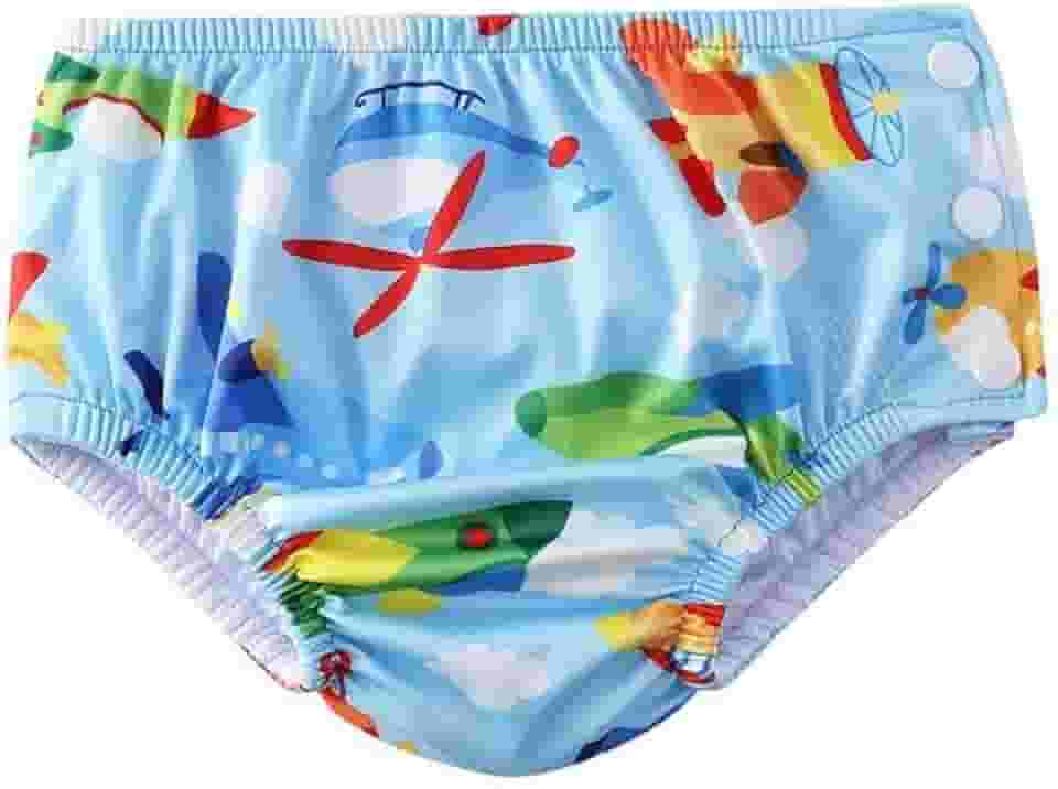 Acqua di Mare Sunga com Fralda de Piscina Reutilizável Bebê Menino 6 a 24 meses