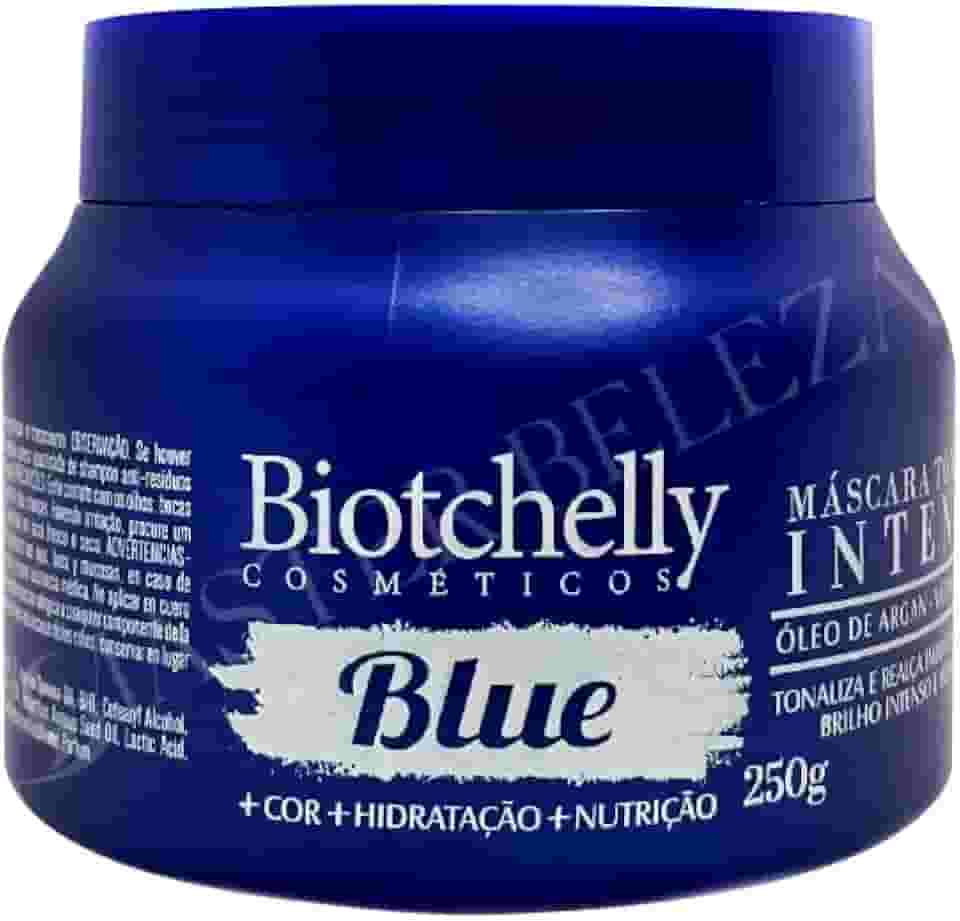 Máscara Matizadora Tonalizante Azul 250g Biotchelly
