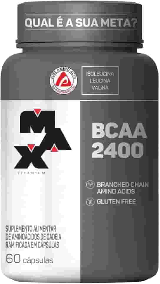 Max Titanium Bcaa 2400 - 60 Cápsulas -