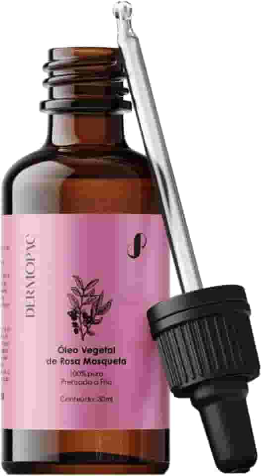 Óleo Vegetal Rosa Mosqueta 100% Puro Natural, Hidratante Facial, Corporal, Antirrugas Dermopac 30ml