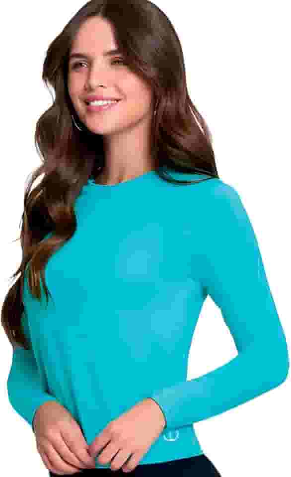 Camiseta UV50+ Manga Longa Selene Poliamida Feminino Adulto