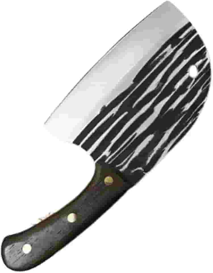 Faca Cutelo com Bainha Forjado à Mão Culinária Corte Carne