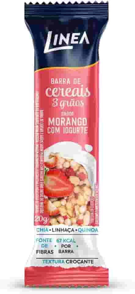 Linea Barra de Cereais Morango com Iogurte 20g