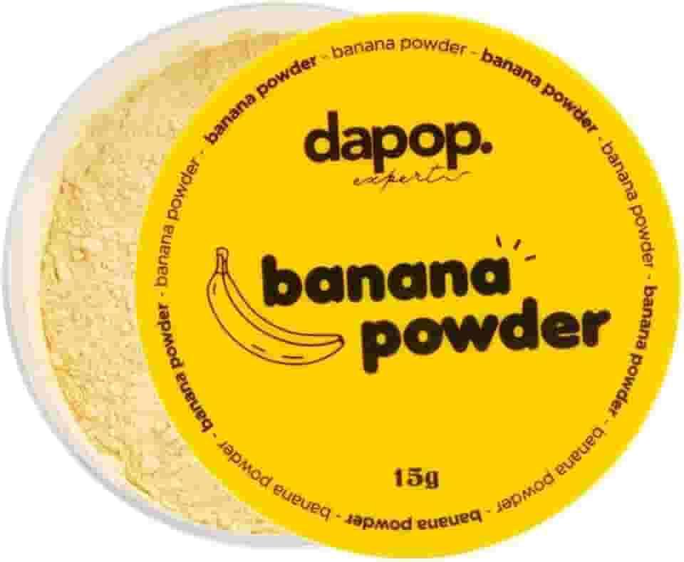 Pó Banana Powder Dapop - Pó Facial Translúcido Selador Maquiagem - Sela Perfeitamente, Controla Oleosidade, Acabamento Matte