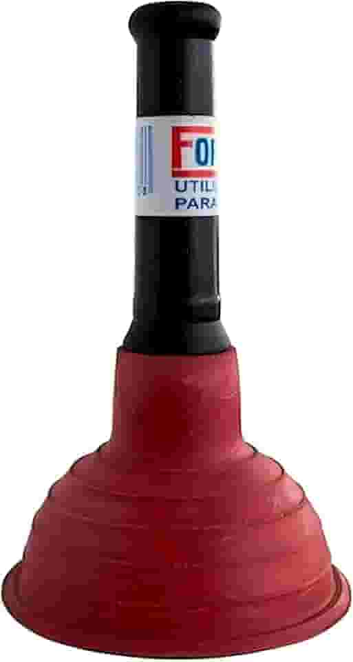 Desentupidor de Pia em Borracha Resistente com Cabo Plástico Ergonômico – Prático e Eficiente para Cozinha e Banheiro