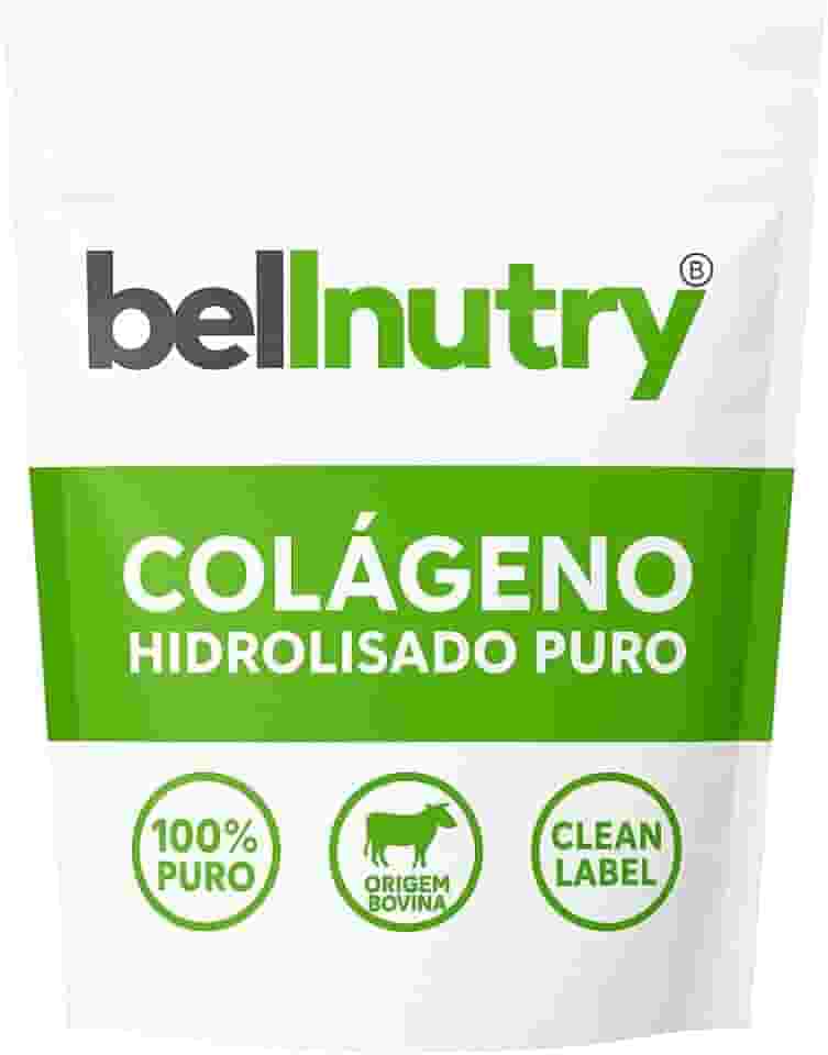 Bellnutry Colágeno Hidrolisado Puro 500g – Sabor Natural | Suplemento para Beleza e Bem-Estar