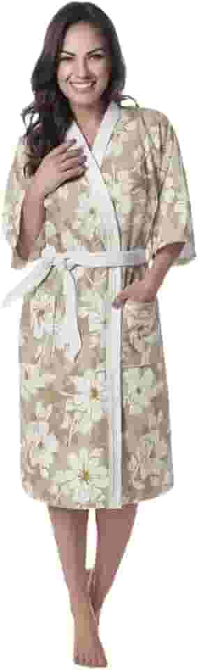 Roupão Aveludado para Banho e Piscina, Tamanho M, Adulto, Tecido Antifio