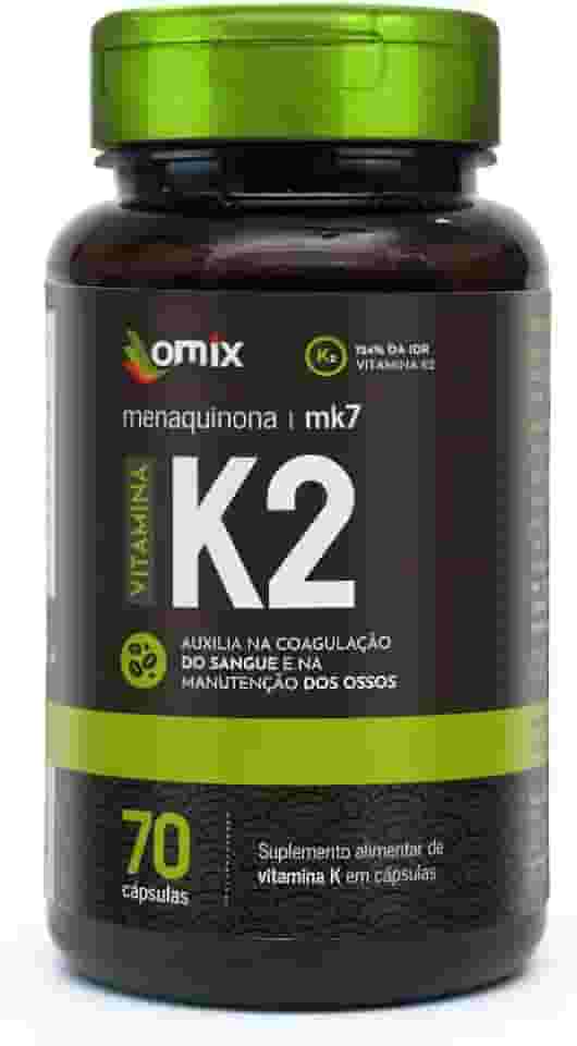 Vitamina K2 - MK7-70 cápsulas - Omix
