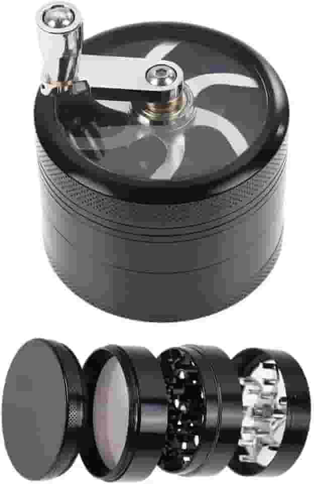 Triturador de Ervas de Metal com Lâminas Afiadas, Múltiplas Peças