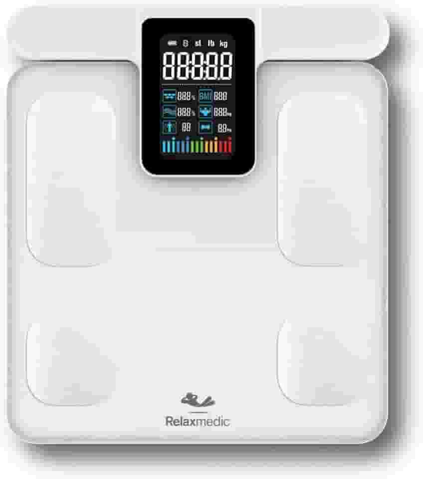 Balança Bioimpedância Corporal Digital BodyScan Corpo Inteiro - Relaxmedic