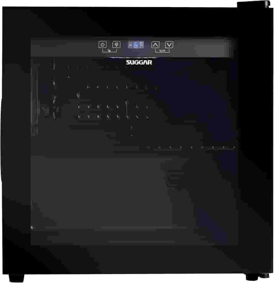 Cervejeira Suggar 48L 220V Preta com Porta de Vidro