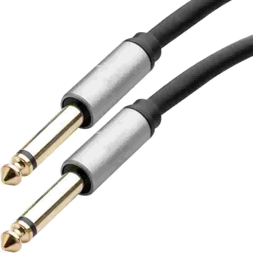 Cabos & Plugs - Cabo de Guitarra P10 Mono Ts - P10 Mono Ts Instrumento Studio Audio (1.5m)