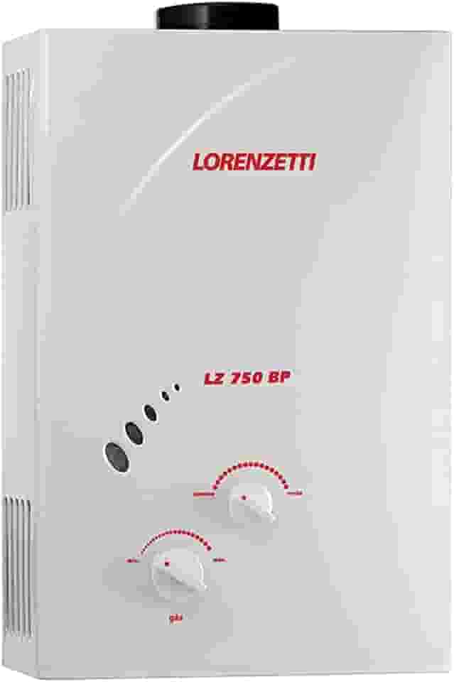 Aquecedor de Água a Gás Lz 750Bp Gn 7, 5 L/Min, Lorenzetti, 7412086, Branco, Médio