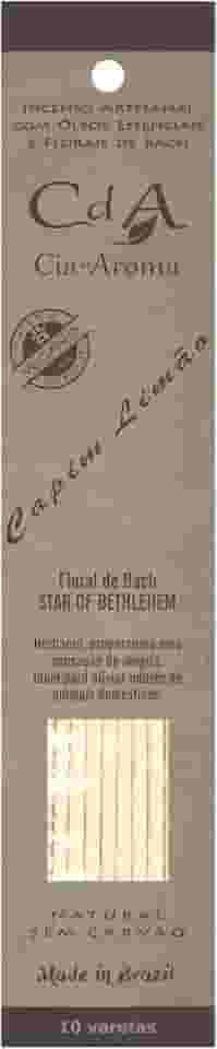 Incenso Vareta Capim Limão Óleo Essencial e Florais