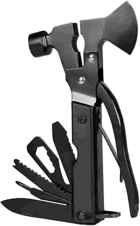 Martelo Multifunção Canivete Alicate Serra Abridor Garrafa Black Edition