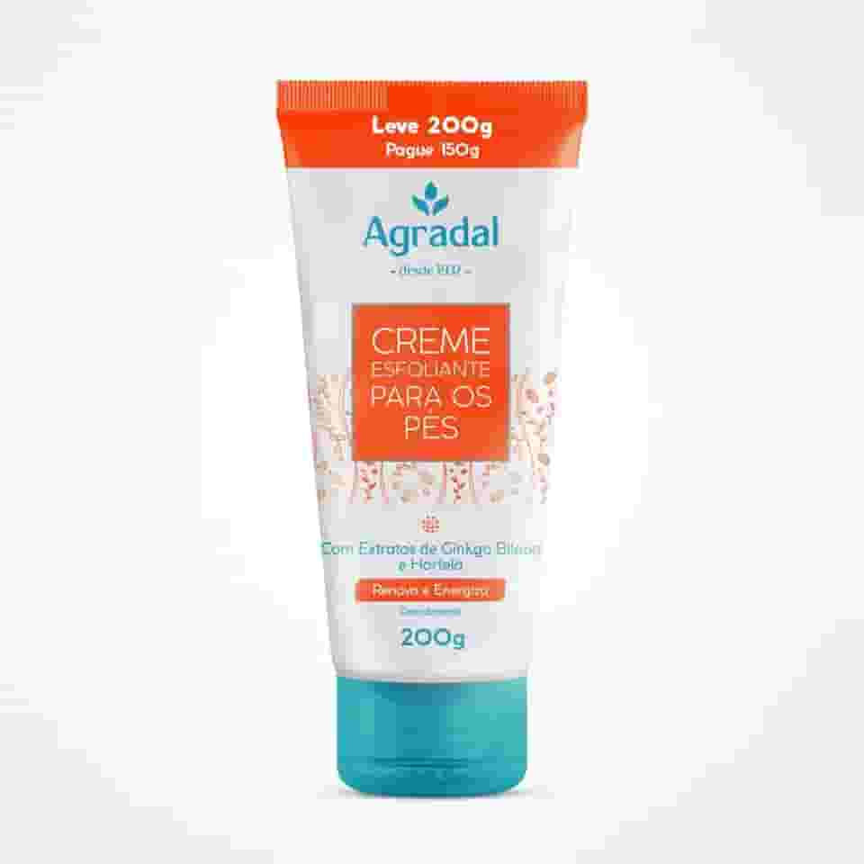 Agradal Creme Esfoliante Para Os Pés 200G
