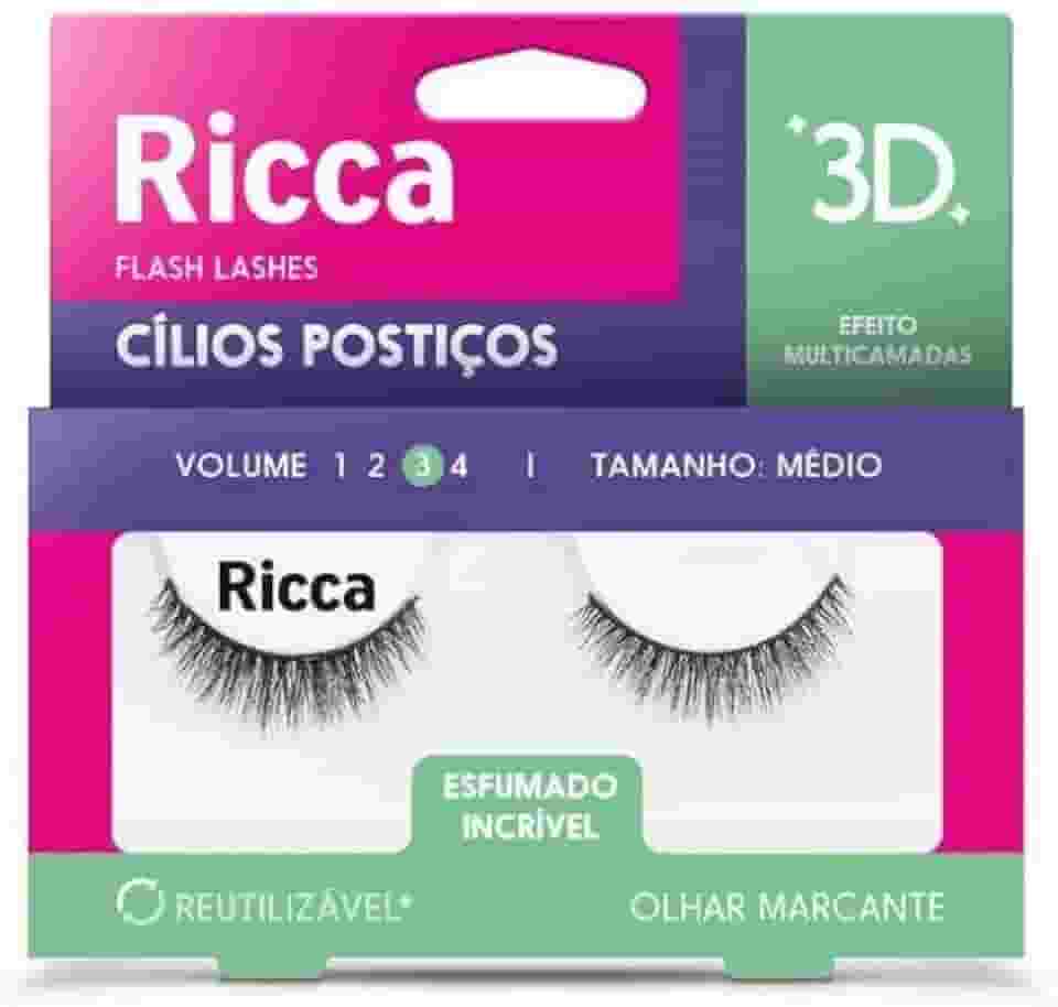 RICCA CÍLIOS 3D VOL. 03 MÉDIO - 406