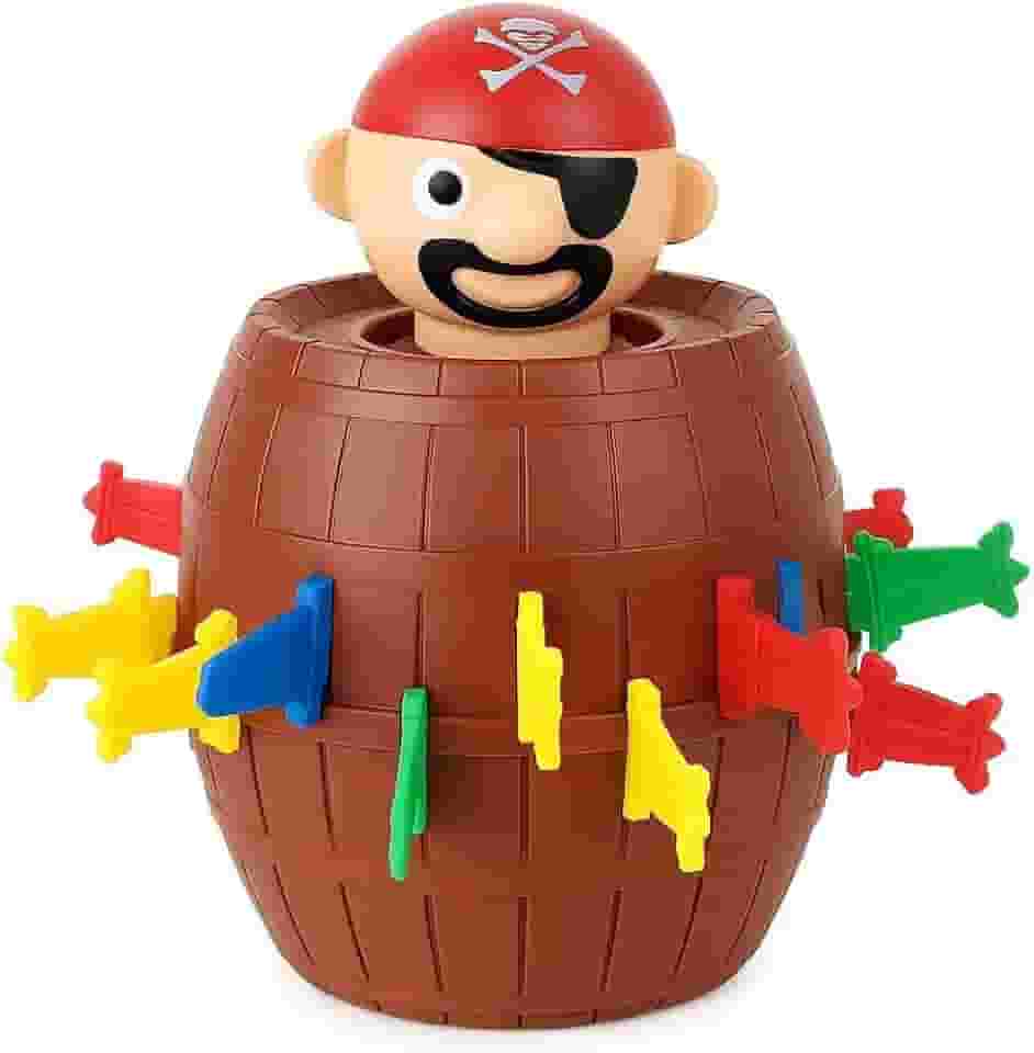 Pula Pirata Barril Educativo Infantil, Jogo Interativo e Divertido para Meninos e Meninas de Todas as Idades