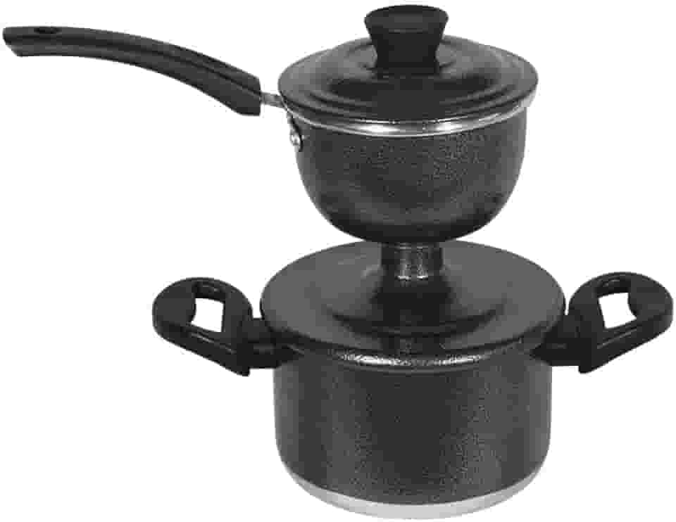 Mini Panela Cuscuzeira Cozivapor Individual Aluminio 800ml - Craqueado