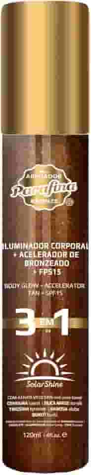 Parafina Bronze Solar Shine Glow Acelerador de Bronzeador + Fps15 120ml