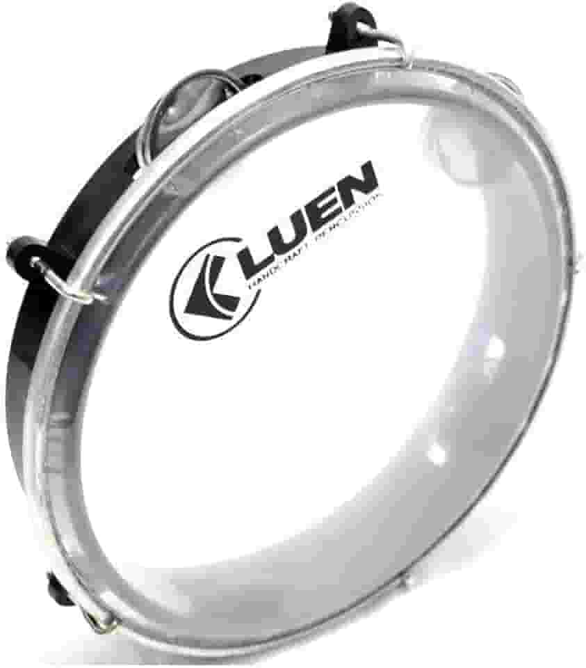 Pandeiro Abs Preto Junior Pele Cristal 08'