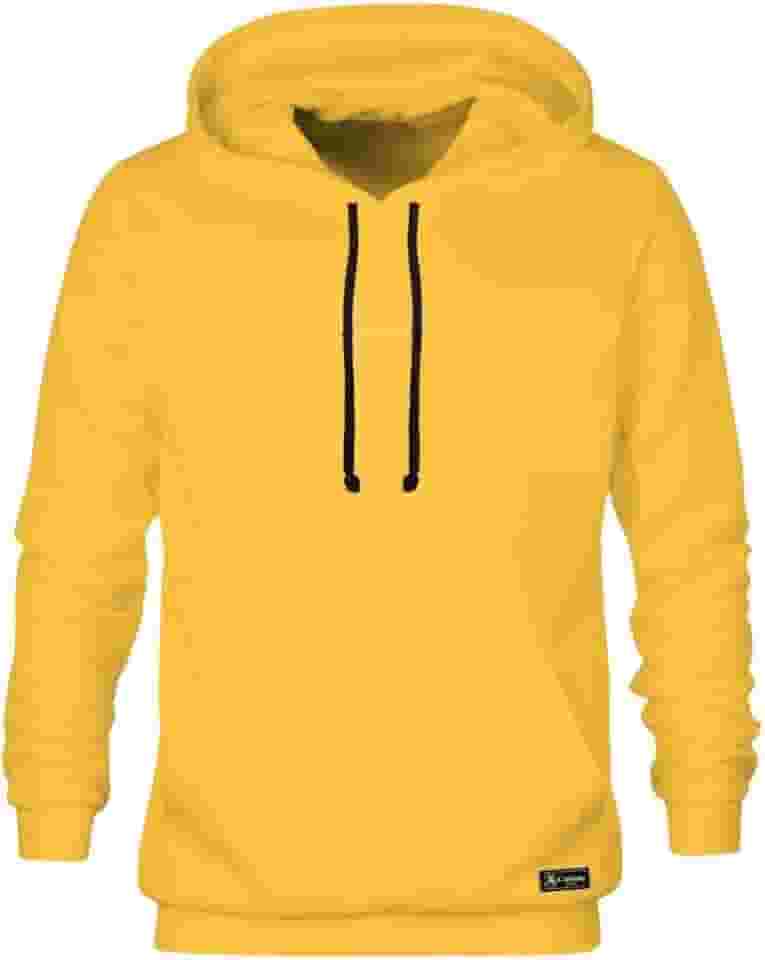 Blusão Moletom Canguru Masculino e Feminino Liso Básico com Capuz e Bolso