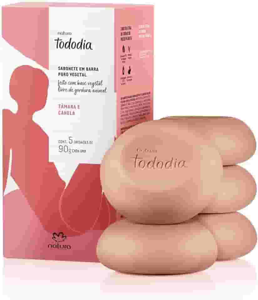 NATURA TODODIA SABONETE EM BARRA TAMARA E CANELA 5 UND X 90G