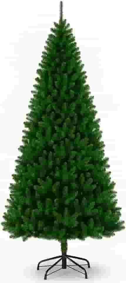 Árvore de Natal Luxo Pinheiro 2,10m 1000 Galhos — Cheia, Realista e Elegante Natal Encantador Decoração de Casa Decoração Natalina Inesquecível Base de Ferro Reforçada Resistente Linha Super Premium®