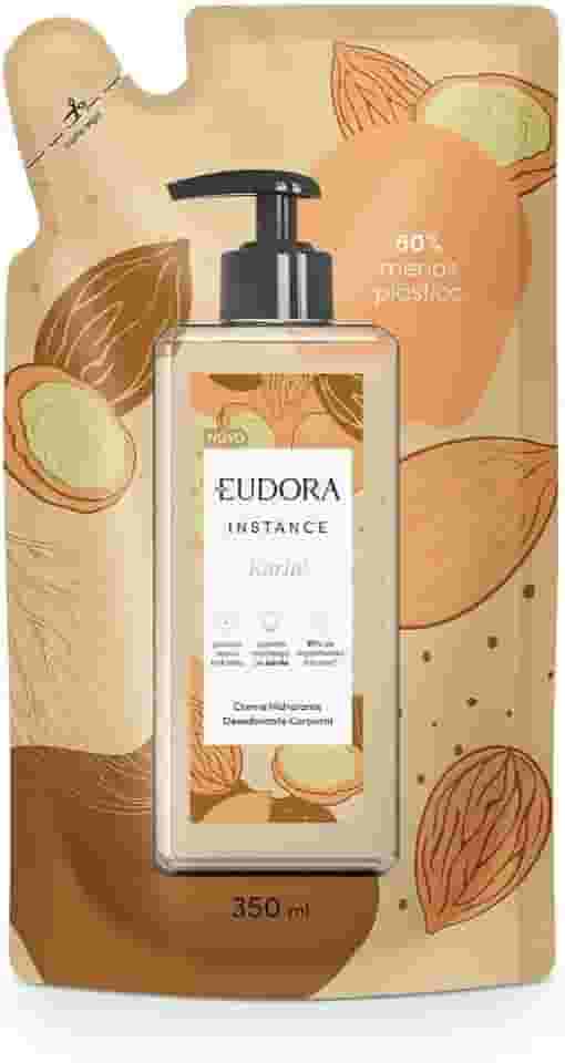 Eudora Refil Creme Hidratante Desodorante Corporal Instance Karité 350ml