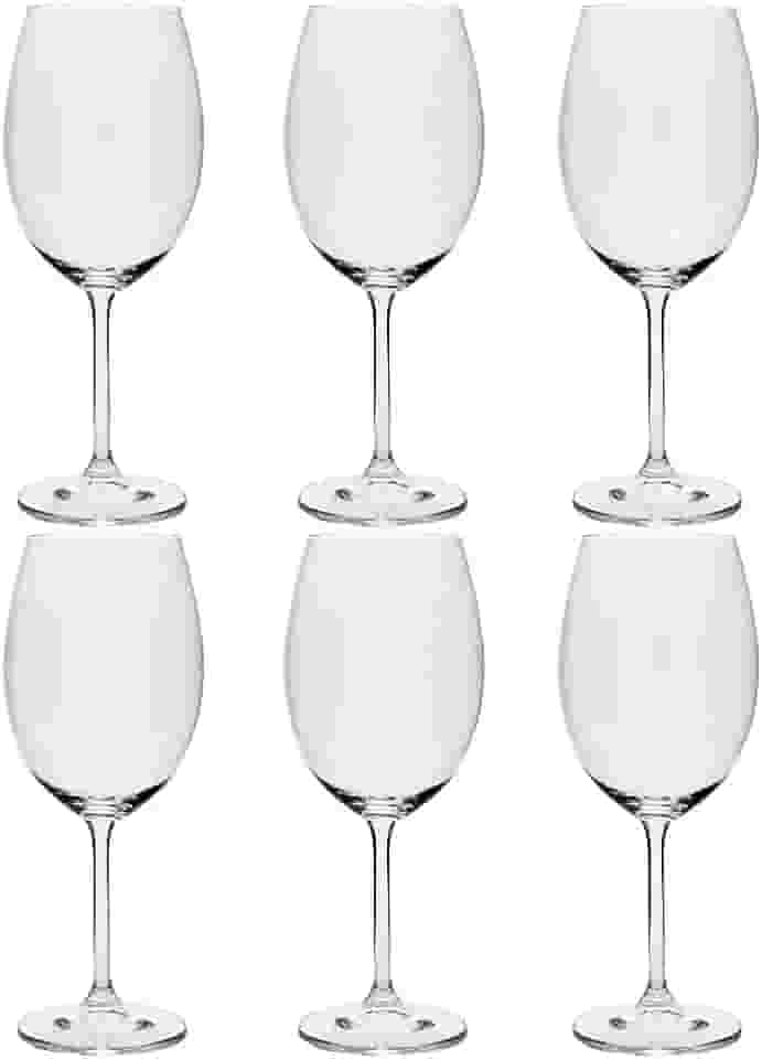 Jogo de 6 Taças para Água e Vinho Colibri 580ml Cristal Bohemia