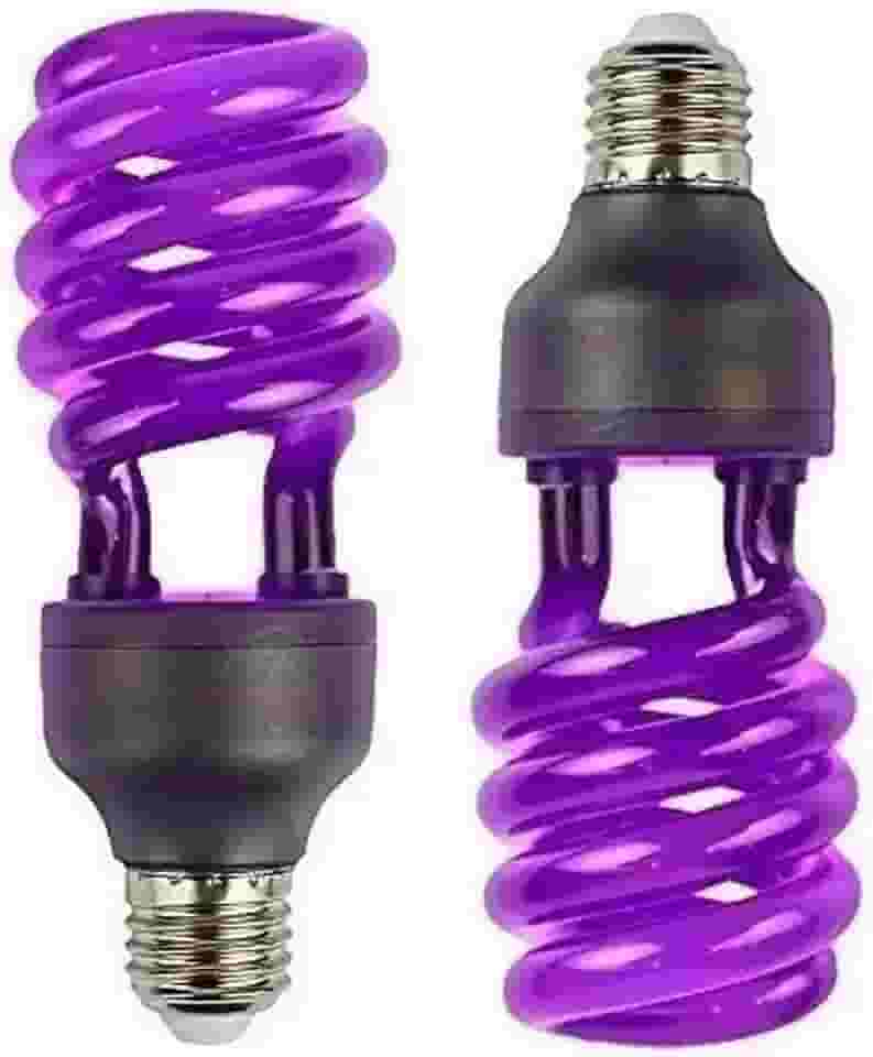 Lâmpada Luz Negra 36w Espiral - Efeito Neon - Energia Uv