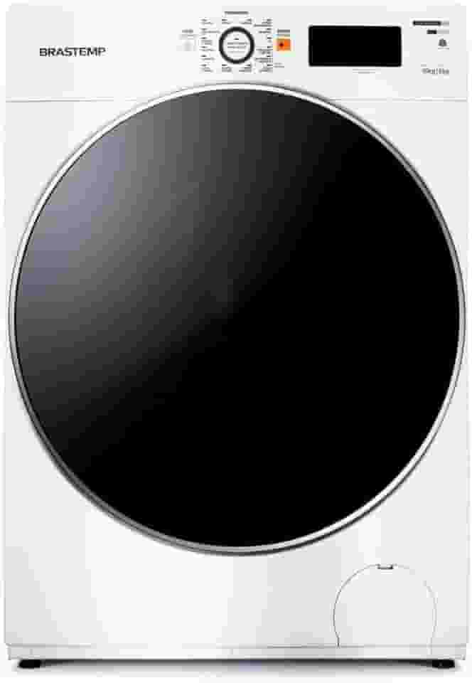 Lava e Seca Brastemp 10,1kg/6kg branca Água Quente com Ciclo Tira Manchas Pro e Ciclo 1h Pronto para Vestir - BNQ10AB 110V