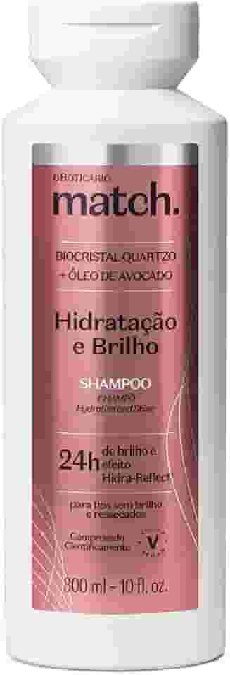 O BOTICARIO MATCH SHAMPOO HIDRATACAO E BRILHO 300ml